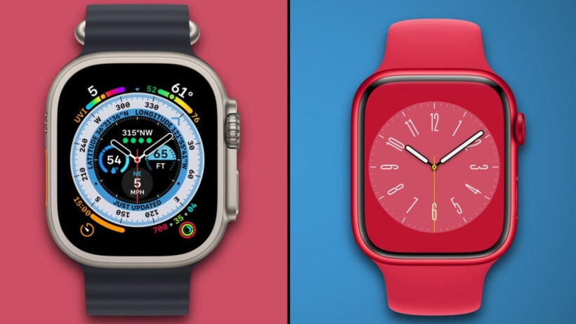 Apple Watch Ultra vs. Apple Watch Series 8