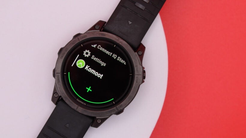 komoot garmin