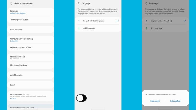 how to change language on wear os 3 android steps