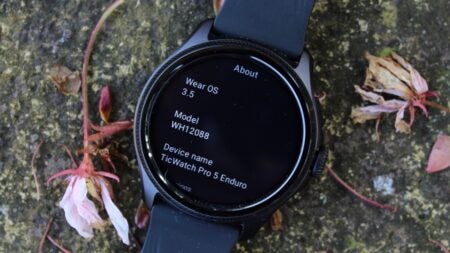 TicWatch Pro 5 Enduro software version