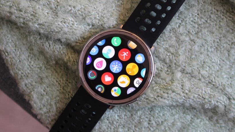 amazfit active 2 app menu