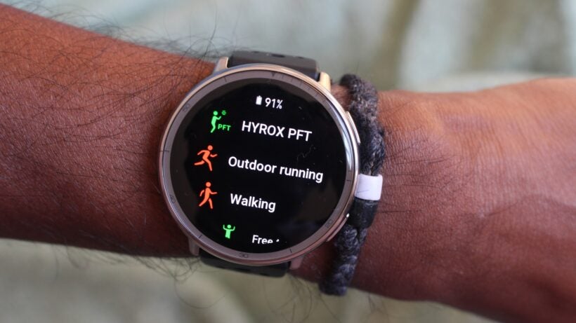 hyrox workout mode on smartwatch