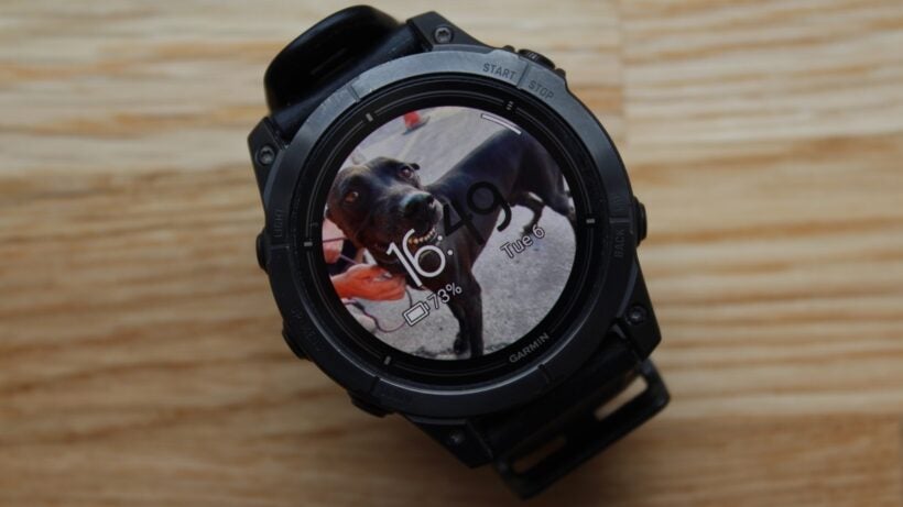 watch face photo garmin
