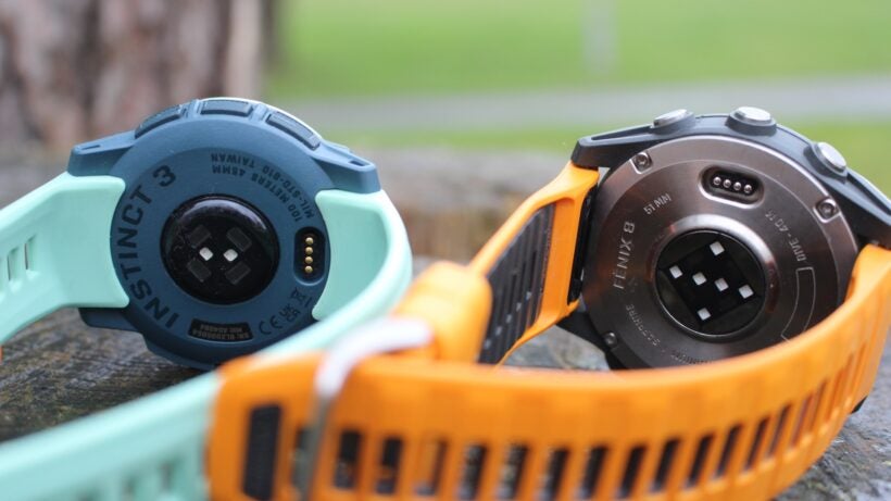 fenix 8 and instinct 3 heart rate monitors
