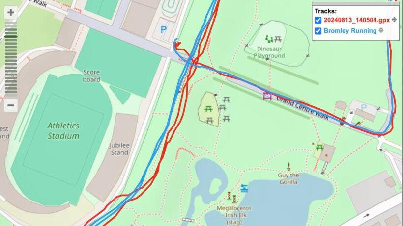 Samsung Galaxy Watch 7 GPS data