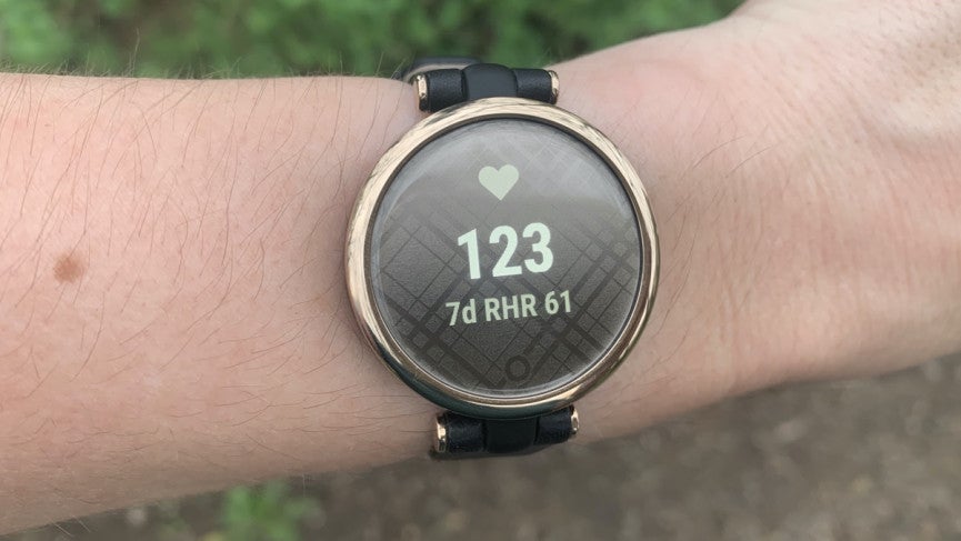 Garmin Lily heart rate live