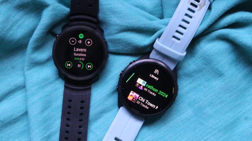 Polar Vantage M3 vs Forerunner 965 music playback
