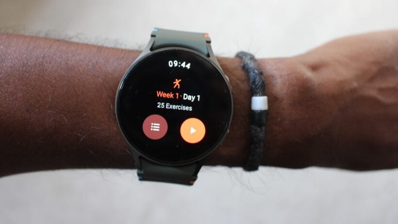 Samsung Galaxy Watch 7 guided workout